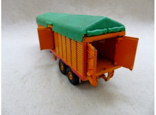 Dinky SuperToys France 36B Willeme Semi-Remorque Bachée, Tractor with Covered Trailer