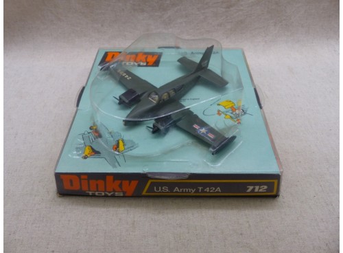 DINKY 712 Avion US Army T 42A Neuf / Boite coté