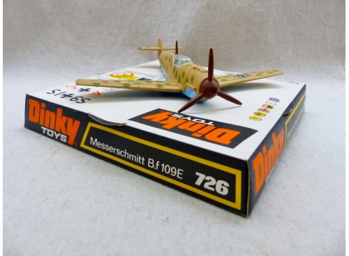 DINKY TOYS 726 Avion Militaire Messerschmitt B.f 109E  Neuf en Boite / Mint in Box