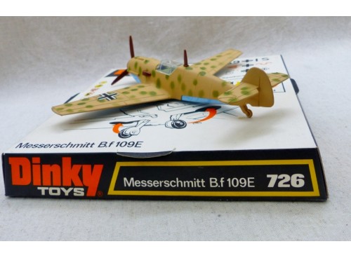 DINKY TOYS 726 Avion Militaire Messerschmitt B.f 109E  Neuf en Boite / Mint in Box