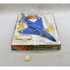 DINKY TOYS 725 Avion Militaire  F-4K Phantom II Near Mint in Box
