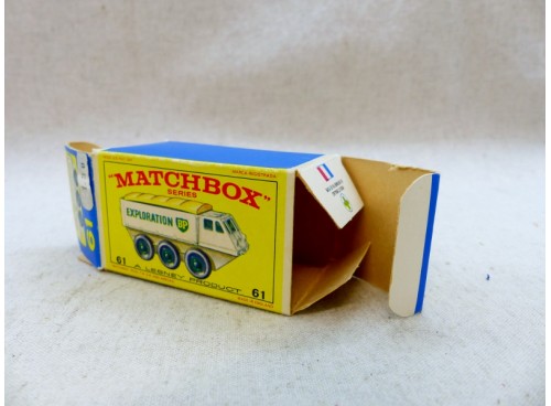 Matchbox Lesney Series N° 61 Alvis Stalwart Véhicule d'Exploration BP Exc/Boite