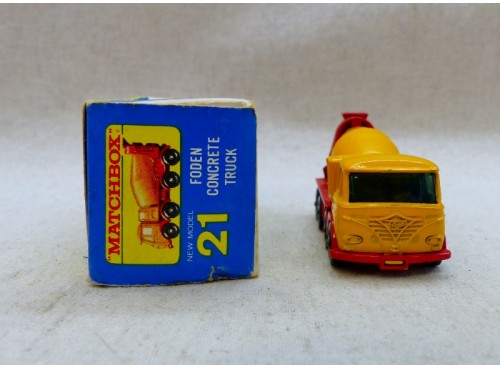 Matchbox Lesney Series n° 21 Fodden Concrete Truck, Toupie à Béton NM Boite