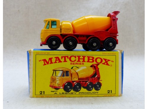 Matchbox Lesney Series n° 21 Fodden Concrete Truck, Toupie à Béton NM Boite
