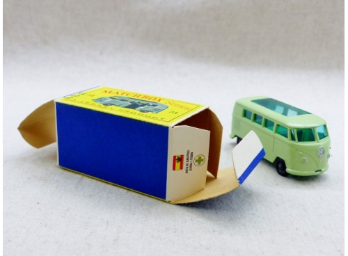 Matchbox Lesney Series n° 34b Volkswagen Camping Car NM Boite