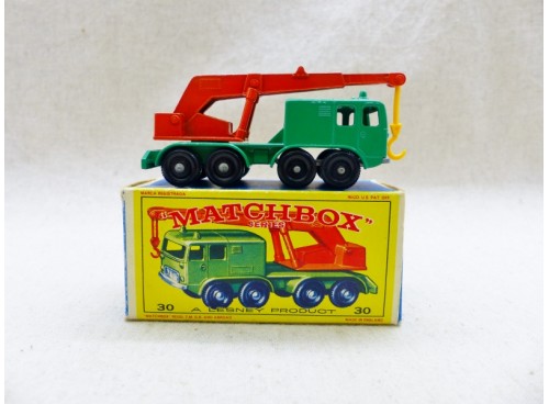 Matchbox Lesney Series n° 30 Camion Grue Faun 8 Roues NM Boite