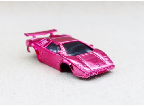 Tyco Pontiac Lamborghini Rose Métal carrosserie de slot car pour circuits Ho