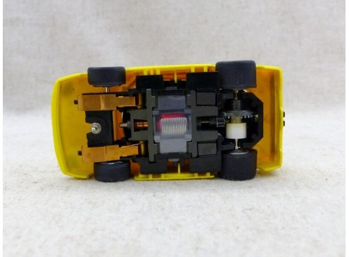 circuit routier électrique Tyco Magnum 440X2 Ferrari F40 jaune dessous
