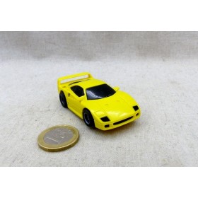 voiture de circuit Tyco Magnum 440X2 Ferrari F40 jaune