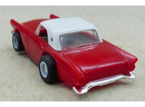 Tyco HP7 Circuit Ho 1957 Ford Thunderbird 6434 Rouge/Blanche