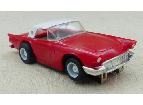 Tyco HP7 Circuit Ho 1957 Ford Thunderbird 6434 Rouge/Blanche