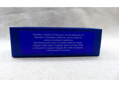 Matchbox MOY Models of Yesteryears 70-ANN Lagonda Or/Marron Code 2 Rare !