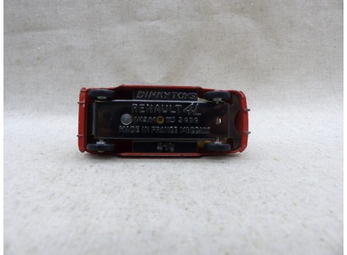 Dinky Toys France 518 Renault 4L Orange Brique dessous