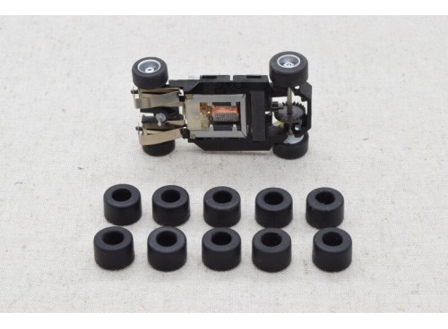 pièces détachées pour circuit routier Tyco HP7 Lot de 10 Pneus Arrière Uréthane pour Chassis