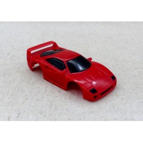 carrosserie pour voiture de circuit routier Tyco  Ferrari F40 rouge
