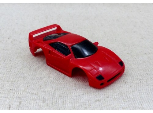 carrosserie pour voiture de circuit routier Tyco  Ferrari F40 rouge