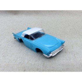 Tyco Carrosserie Ford Thunderbird Bleu/Blanc 55-57