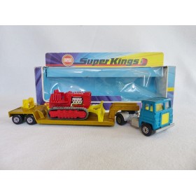 Matchbox King Size K-23 SuperKings Camion Porte Char et Buldozer