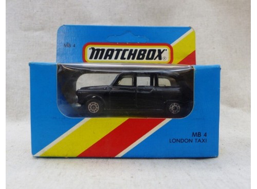 Matchbox Superfast MB 4 Taxi Londonien boite