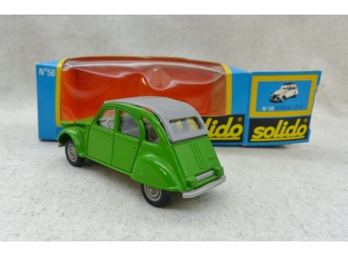 Solido 56 Citroën 2CV 6 Verte  Gam 1 arriere