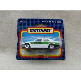 Matchbox Superfast MB 58 Mercedes Benz 300E Polizei blister