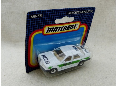 Matchbox Superfast MB58 Mercedes Benz 300E Polizei