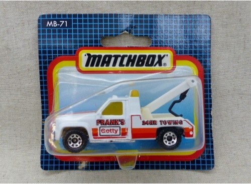 Matchbox Superfast MB 71 GMC Franks Wreck Truck Dépanneuse blister
