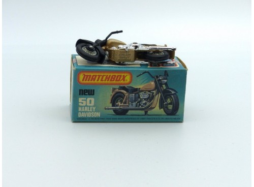 Matchbox Superfast MB50 Moto Harley Davidson dessous