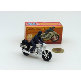 Matchbox Superfast MB 33 Police Motor Cyclist