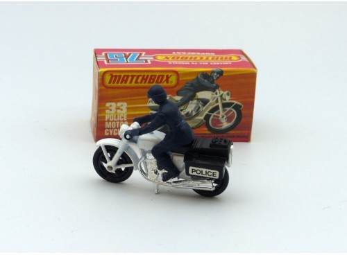 Matchbox Superfast MB33 Police Motor Cyclist
