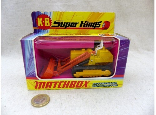 Matchbox King Size K-8 SuperKings Caterpillar Bulldozer NM Boite