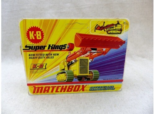 Matchbox King Size K-8 SuperKings Caterpillar Bulldozer NM Boite