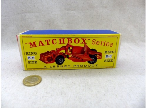 Matchbox King Size K-6 Scrapper Allis Chalmers Earth Remover boite