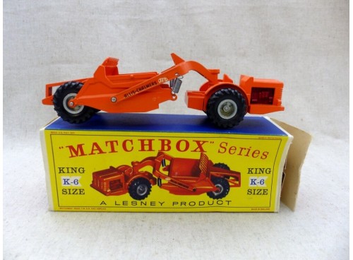 Matchbox King Size K-6 Scrapper Allis Chalmers Earth Remover côté droit