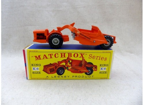 Matchbox King Size K-6 Scrapper Allis Chalmers Earth Remover côté gauche