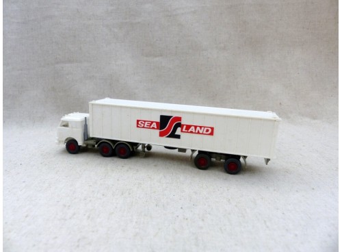 Wiking 527 Camion Semi Porte Conteneur Sea Land Ho