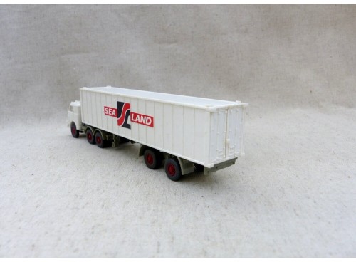Wiking 527 Camion Semi Porte Conteneur Sea Land Ho dos