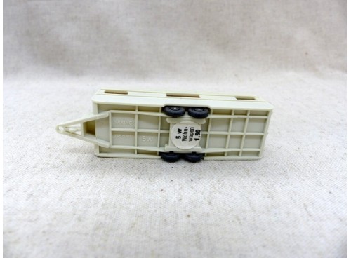 Wiking Caravane 5W Wohnwagen mit Papieretikette Ho dessous