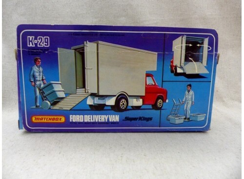Matchbox King Size K-29 SuperKings Ford Delivery Van Milch Mr Softy boite arrière