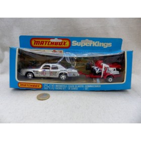 Matchbox King Size K-91 SuperKings Ecurie de Motos de Course boite
