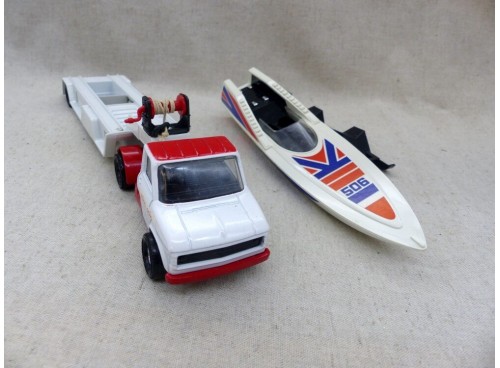 Matchbox King Size K-27 SuperKings Transport de Bateau à Moteur