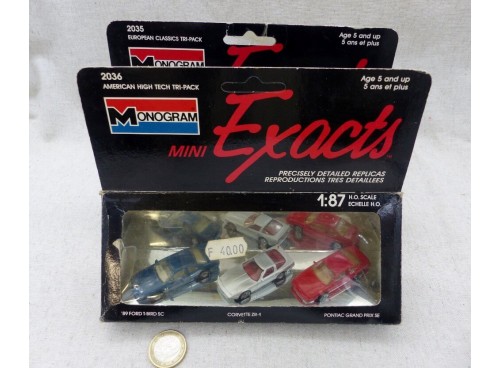 Monogram 2035 203 Mini Exacts Lot de 2 Boites Ho