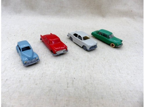 Lot de 4 Voitures Ho, Jouef, Norev, Pax
