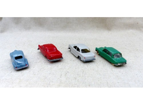 Lot de 4 Voitures Ho, Jouef, Norev, Pax