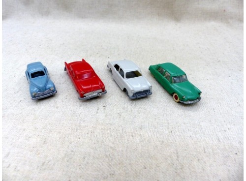 Lot de 4 Voitures Ho, Jouef, Norev, Pax