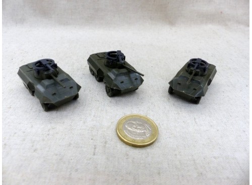 ROSKOPF RMM 8 LOT DE 3 VEHICULES MILITAIRES BLINDES M8 ECH. HO