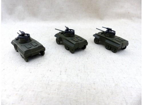 ROSKOPF RMM 8 LOT DE 3 VEHICULES MILITAIRES BLINDES M8 ECH. HO