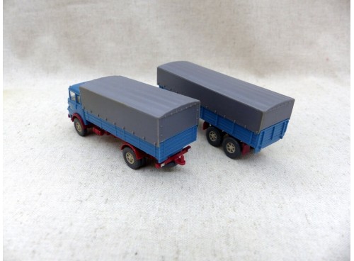 Wiking 486 Camion Krupp 806 avec Remorque Ho dos