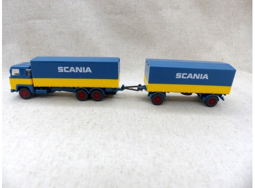 Wiking 460 Camion Scania 111 et Remorque Ho coté