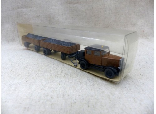 Wiking 3500 Camion Hanomag ST100 et Remorques Ho